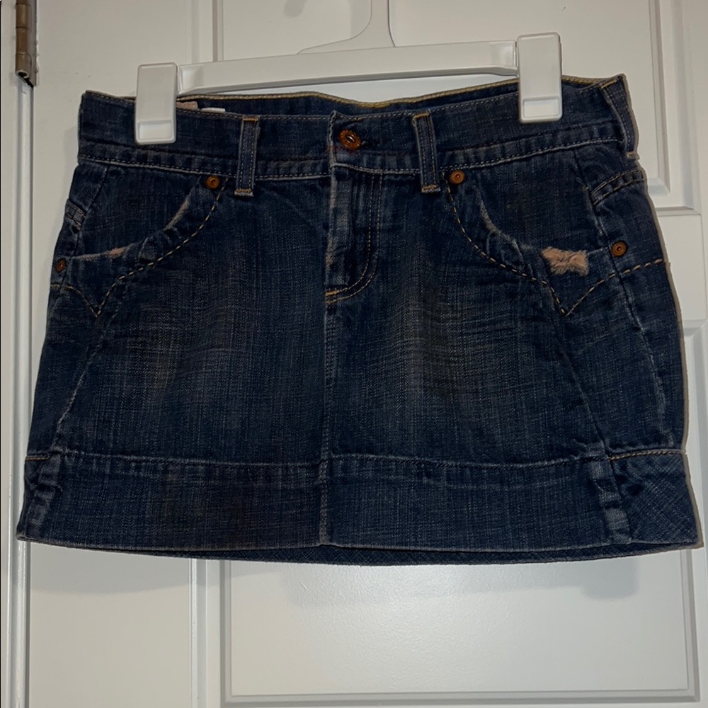 Denim Mini Skirt